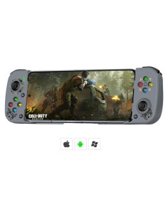 Controlador de Juego Móvil Megadream para iOS y Android - Gris