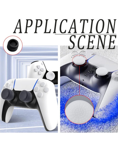 Tapas de Pulgar OLYCRAFT 16 Pcs Silicona Antideslizante PS5 PS4 Xbox