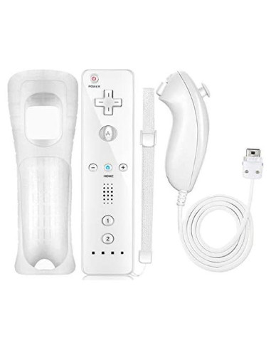 Control Remoto y Nunchuck NC para Wii/Wii U - Blanco