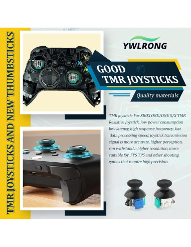 4 Joysticks Electromagnéticos TMR para Xbox One S/X YWLRONG