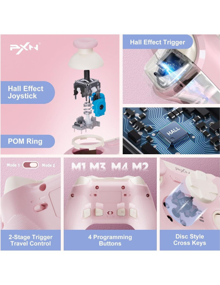 Controlador de Juegos Inalámbrico PXN P5 para PC y Switch