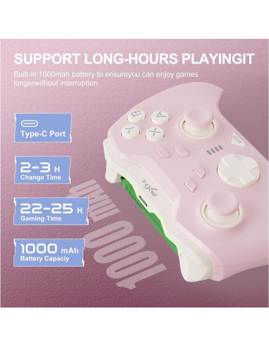 Controlador de Juegos Inalámbrico PXN P5 para PC y Switch