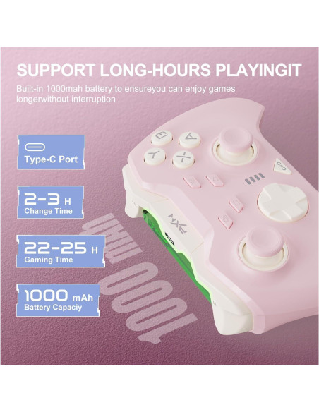 Controlador de Juegos Inalámbrico PXN P5 para PC y Switch