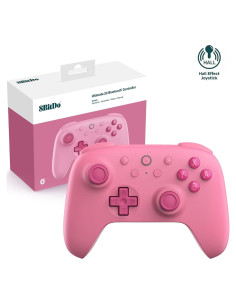 Controlador Bluetooth 8BitDo Rosa para Switch 2 y Switch