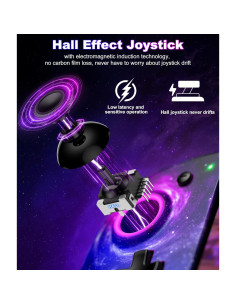 Controlador Inalámbrico Spican para Nintendo Switch/OLED - Joypad Ergonómico con Luces 2