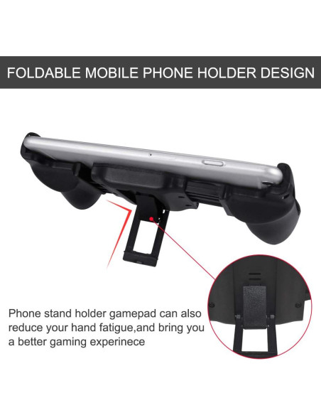 Controlador Móvil Newseego 3 en 1 para Juegos - Negro