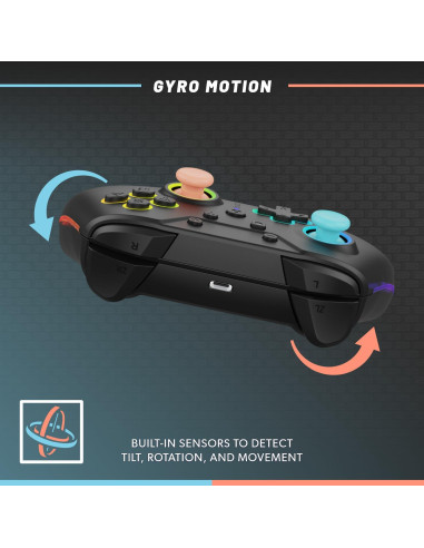 Controlador Pro Inalámbrico Hyperkin NuRival Armor 3 para Nintendo Switch