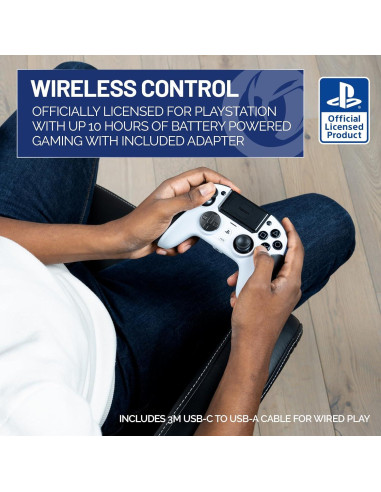 Controlador Inalámbrico NACON Revolution 5 Pro PS5/PS4/PC - Blanco