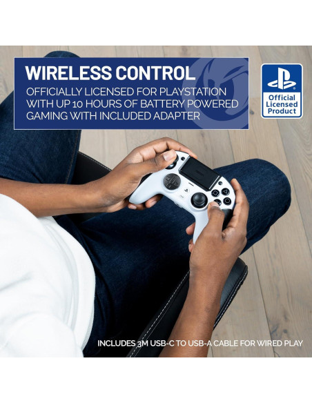 Controlador Inalámbrico NACON Revolution 5 Pro PS5/PS4/PC - Blanco