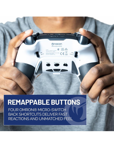 Controlador Inalámbrico NACON Revolution 5 Pro PS5/PS4/PC - Blanco