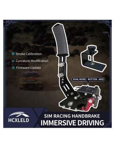 Freno de Mano USB HCXLELD para Simuladores de Carreras