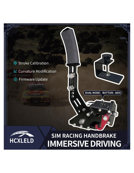 Freno de Mano USB HCXLELD para Simuladores de Carreras