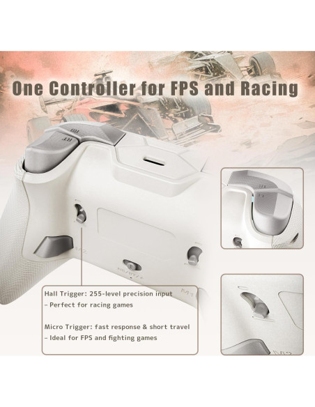 Controlador Inalámbrico PeriphX PX808 para PC y Consolas