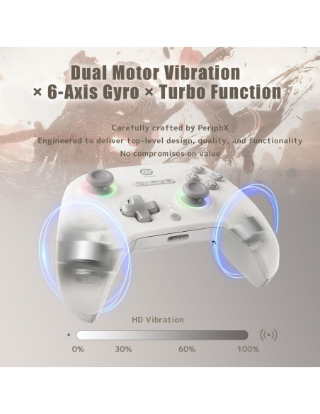 Controlador Inalámbrico PeriphX PX808 para PC y Consolas