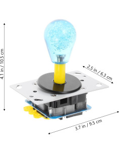 Joystick de Reemplazo Hemoton con Bola de Cristal Multicolor - Compatible Consolas Retro 2