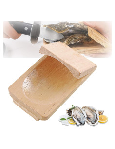 Abrazadera de Madera para Abrir Ostras S-SNAIL-OO 8x13cm