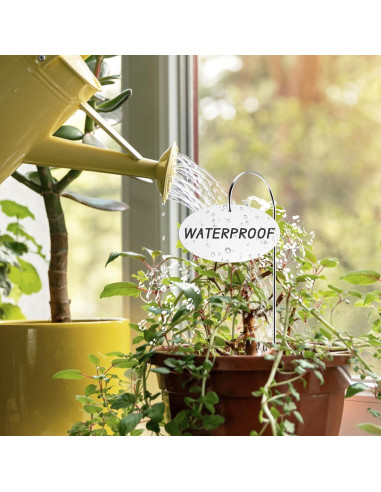 25 Etiquetas de Acrílico para Jardín Morledoa con Estacas