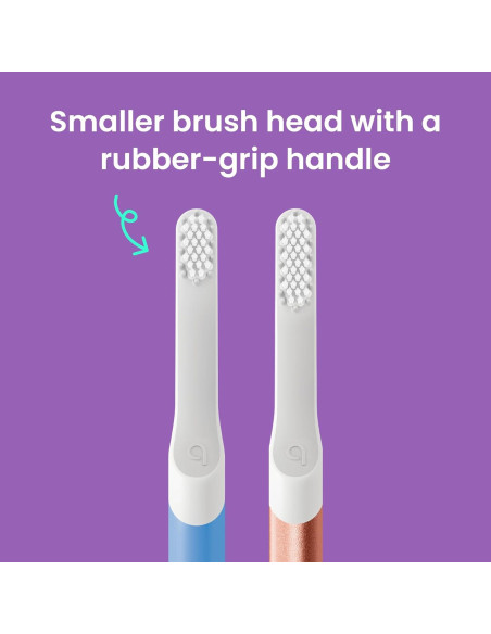 Cepillo de dientes eléctrico Quip para niños azul con temporizador