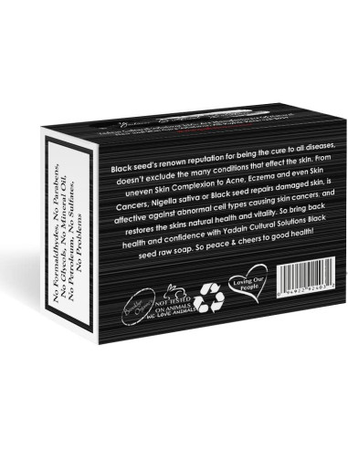 Jabón Natural Crudo Yadain Semilla Negra 170g Hidratante