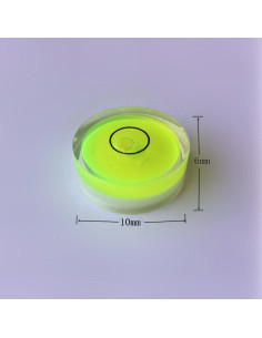 Nivel de Burbuja Circular YOTOM 10pcs 10x6mm Miniatura 2