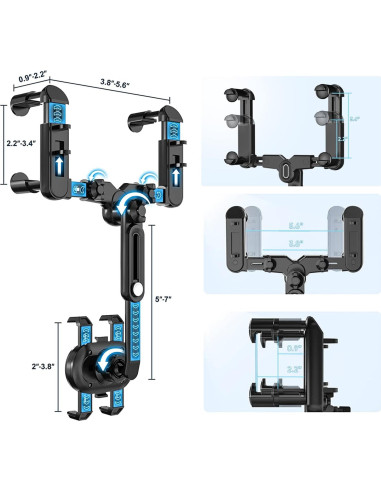 Soporte para Teléfono en Espejo Retrovisor Auto Light 4U