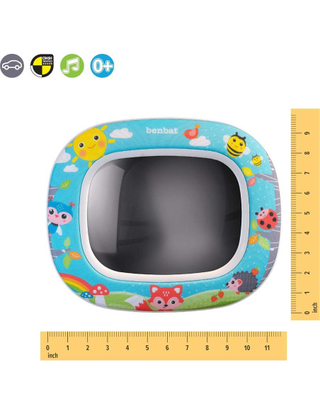 Espejo de Coche para Bebés BenBat - Seguridad y Entretenimiento