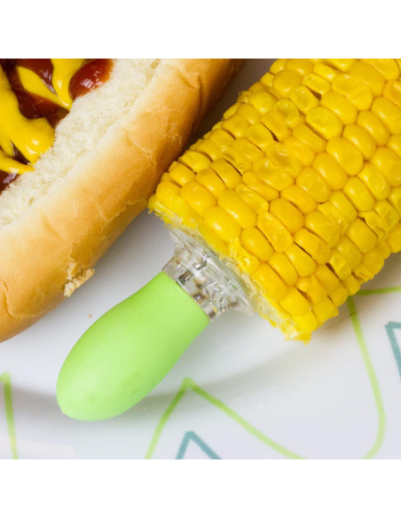 Soportes de maíz Chef Craft EZ Store, juego de 8 piezas, colores variados