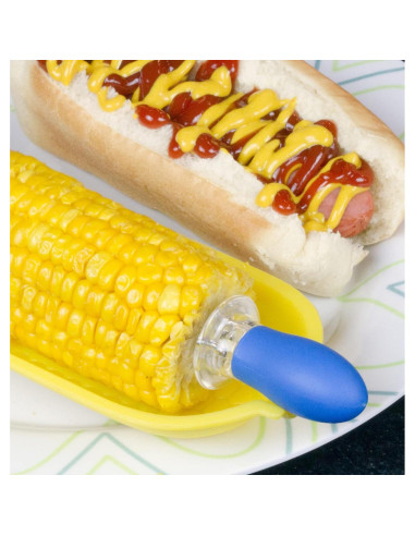 Soportes de maíz Chef Craft EZ Store, juego de 8 piezas, colores variados