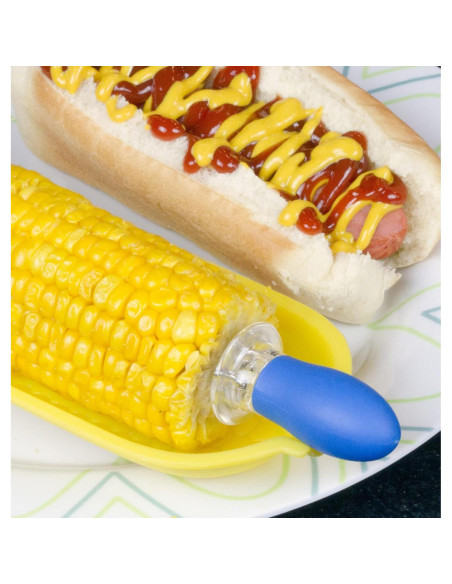 Soportes de maíz Chef Craft EZ Store, juego de 8 piezas, colores variados