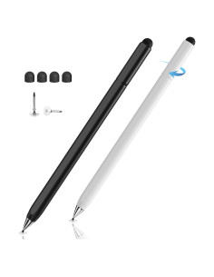 Lápiz Stylus 2-en-1 Accokids para Pantallas Táctiles - Negro/Blanco