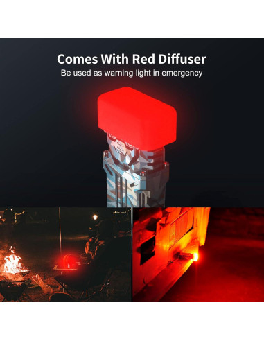 Linterna de Bolsillo WUBEN X2 1800 Lúmenes Recargable IP68