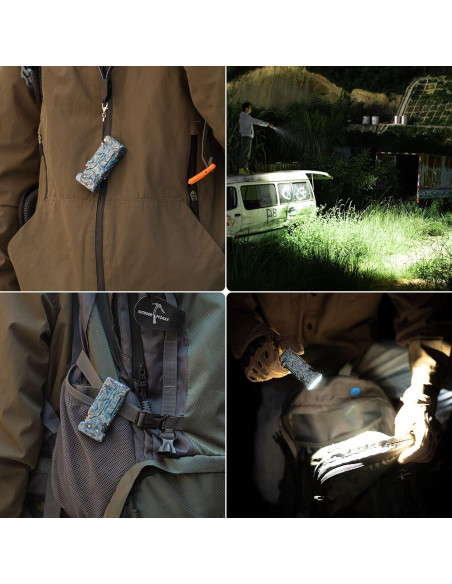 Linterna de Bolsillo WUBEN X2 1800 Lúmenes Recargable IP68