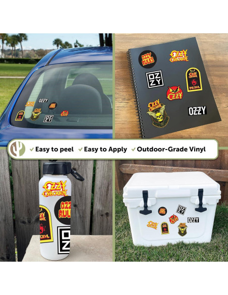 Calcomanía de Vinilo Ozzy Osbourne Desert Cactus 27.9x20.3cm