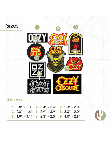 Calcomanía de Vinilo Ozzy Osbourne Desert Cactus 27.9x20.3cm