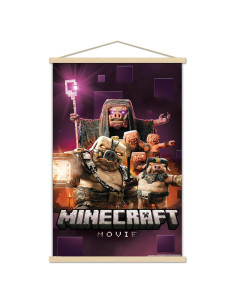 Póster de Pared Collage Cerdo A Minecraft Movie 86.4x56.8cm