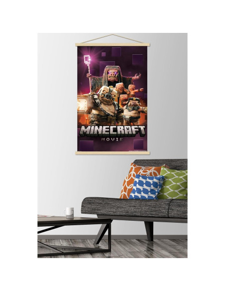 Póster de Pared Collage Cerdo A Minecraft Movie 86.4x56.8cm