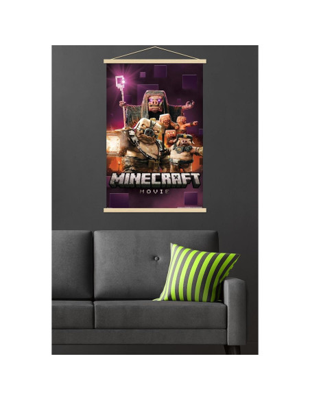Póster de Pared Collage Cerdo A Minecraft Movie 86.4x56.8cm