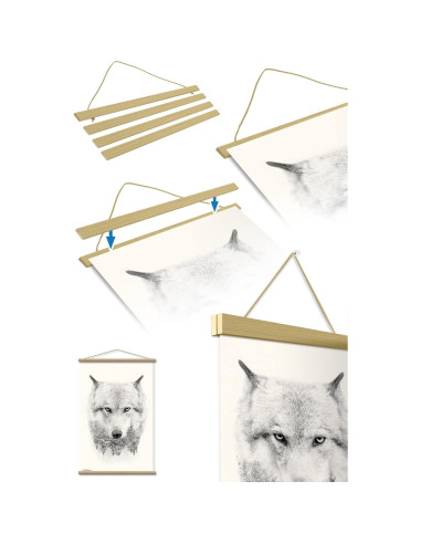 Póster de Pared Collage Cerdo A Minecraft Movie 86.4x56.8cm