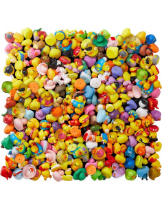 Paquete de 100 Patitos de Goma ValenLyra - Juguetes de Baño 2
