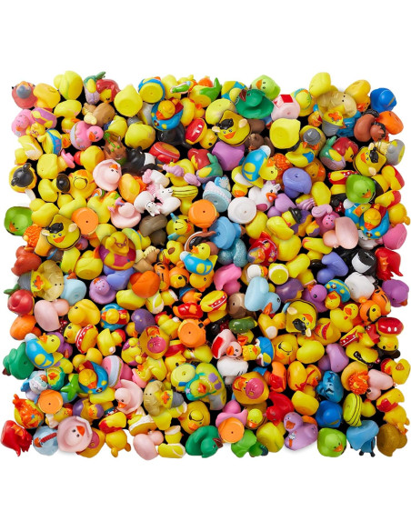 Paquete de 100 Patitos de Goma ValenLyra - Juguetes de Baño