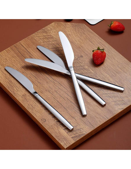 Juego de 6 cuchillos de cena Berglander de acero inoxidable