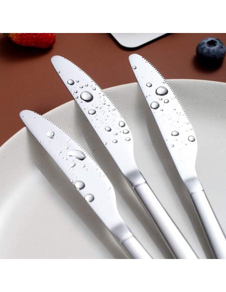 Juego de 6 cuchillos de cena Berglander de acero inoxidable