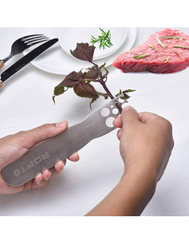 Despojador de Hierbas Acero Inoxidable Ropto 108g 17cm