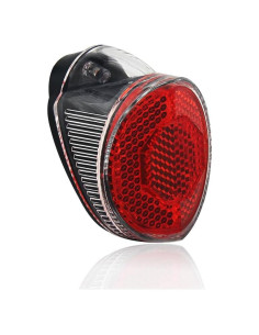 Guardabarros trasero MFC PRO con reflector LED rojo y blanco