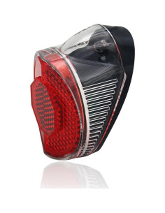 Guardabarros trasero MFC PRO con reflector LED rojo y blanco 2