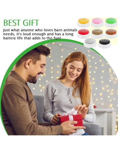 Botones de Sonido de Animales Syhood - 8 Pcs para Juegos