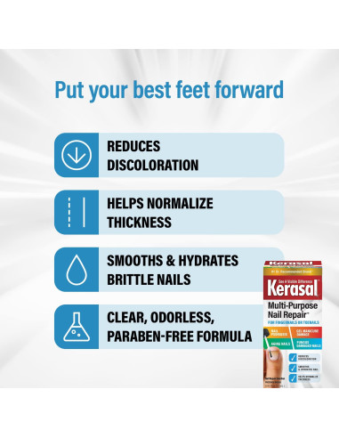 Kerasal Reparador de Uñas Multiusos 12.7 ml - Hidratante y Exfoliante