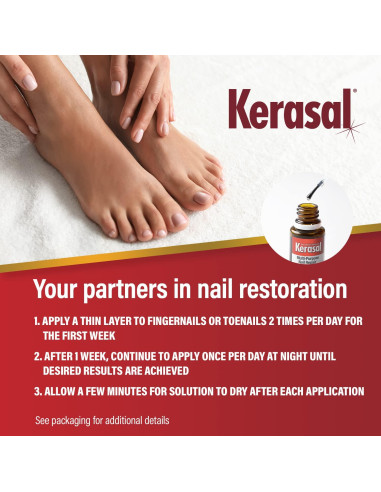 Kerasal Reparador de Uñas Multiusos 12.7 ml - Hidratante y Exfoliante