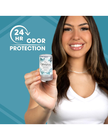 Deodorante Mineral Crystal en Barra 42.52g - Natural y Eficaz Deodorante Mineral Crystal en Barra 42.52g - Natural y Eficaz
