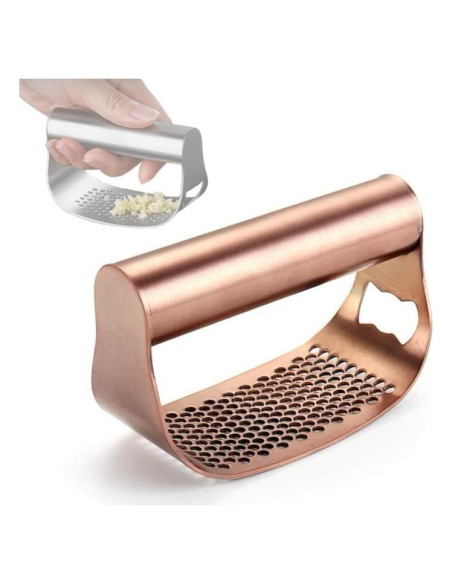 Prensador de Ajo QTPETPAPIU Acero Inoxidable Champagne Prensador de Ajo QTPETPAPIU Acero Inoxidable Champagne
